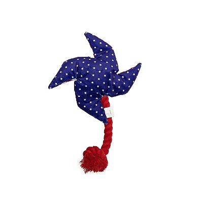 WOOF® Oxford Pinwheel Rope Dog Toy