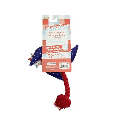 WOOF® Oxford Pinwheel Rope Dog Toy