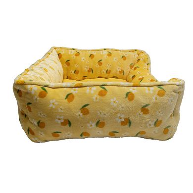 WOOF® Lemon Cuddler Pet Bed