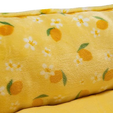 WOOF® Lemon Cuddler Pet Bed