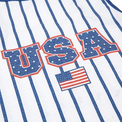 WOOF® Striped USA Pet Shirt
