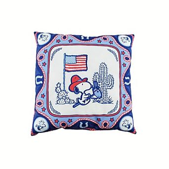 Celebrate Together™ Peanuts Western Snoopy Decorative Throw Pillow