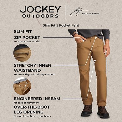 Jockey® Outdoors™ by Luke Bryan Slim Fit 5-Pocket Pants