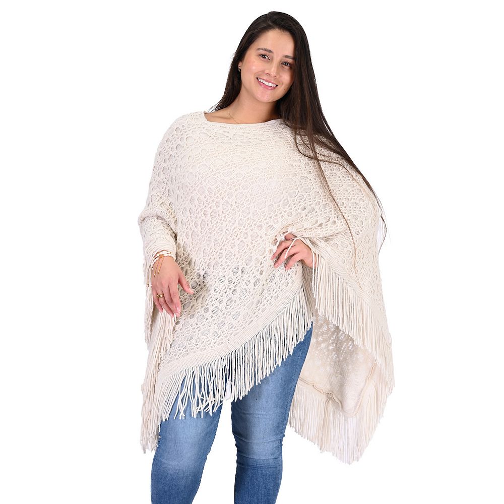 カットソー(長袖/七分) L'Appartement  Knit Fringe Poncho 7907695?wid=1000&hei=1000&