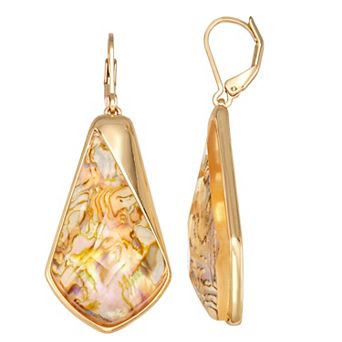 Napier Gold-Tone Drop Earrings