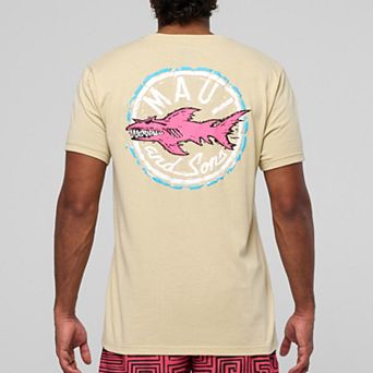 Men's Maui and Sons Neon Cookie Logo Graphic Tee