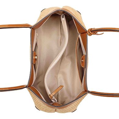 Nine West Sullivin Carryall Woven Tote Bag