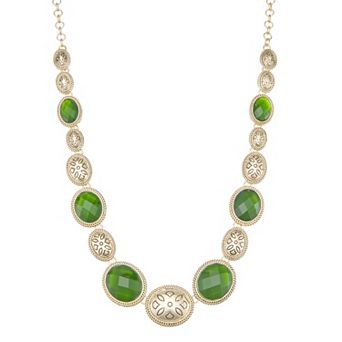 Napier Gold Tone 16-Inch Western Collar Necklace