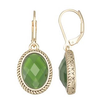 Napier Gold-Tone Drop Earrings