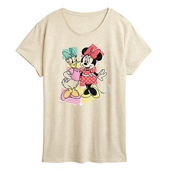 Women's Disney's Daisy Duck & Minnie Mouse Pastels Graphic Tee