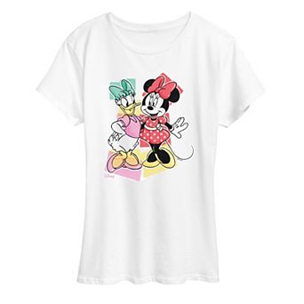 Women's Disney's Daisy Duck & Minnie Mouse Pastels Graphic Tee