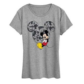 Women's Disney's Mickey Mouse Ear Collage Graphic Tee