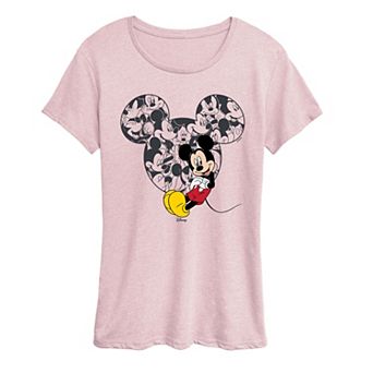 Women's Disney's Mickey Mouse Ear Collage Graphic Tee