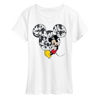 Women's Disney's Mickey Mouse Ear Collage Graphic Tee