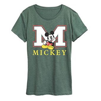 Women's Disney's Mickey Mouse Varsity Letter Graphic Tee