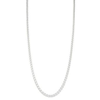 Napier Silver Tone Wheat Chain Strand Necklace