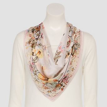 Nine West Lily Poly Satin Square Scarf