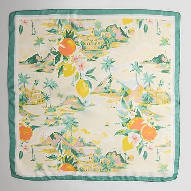 Nine West Vacation Satin Square Scarf