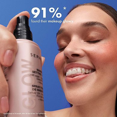 Mini Glow 12HR Wear Transferproof Makeup Setting Spray with Vitamin C