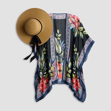 Women's Nine West Topper & Hat Set