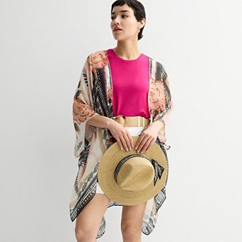 Women's Nine West Topper & Hat Set