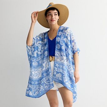 Women's Nine West Topper & Hat Set