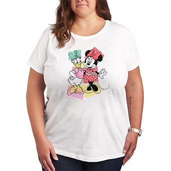 Plus Size Disney's Daisy Duck & Minnie Mouse Pastels Graphic Tee