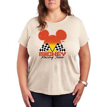 Plus Size Disney's Mickey Mouse Racing Team Graphic Tee