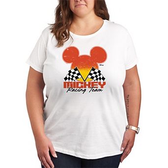 Plus Size Disney's Mickey Mouse Racing Team Graphic Tee