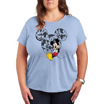 Plus Size Disney's Mickey Mouse Ear Collage Graphic Tee