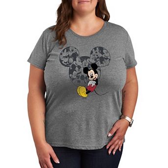 Plus Size Disney's Mickey Mouse Ear Collage Graphic Tee