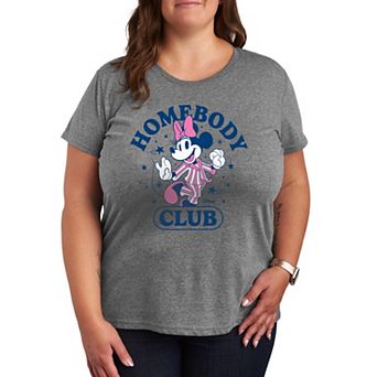 Plus Size Disney's Minnie Mouse Homebody Club Graphic Tee