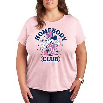 Plus Size Disney's Minnie Mouse Homebody Club Graphic Tee