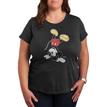 Plus Size Disney's Mickey Mouse Handstand Graphic Tee