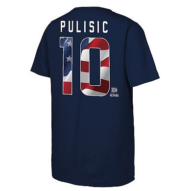 Men's USA Soccer Christian Pulisic Full Flag Name & Number Graphic Tee