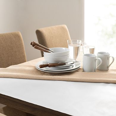 Elrene Home Fashions Vinyl Table Pad Protector with Cushioned Flannel Backing