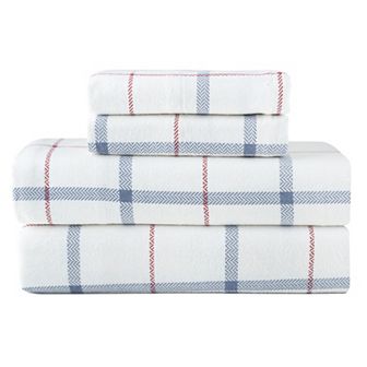 Pointehaven 180 GSM Brushed Cotton Fashion Printed Flannel Sheet Set or Pillowcases