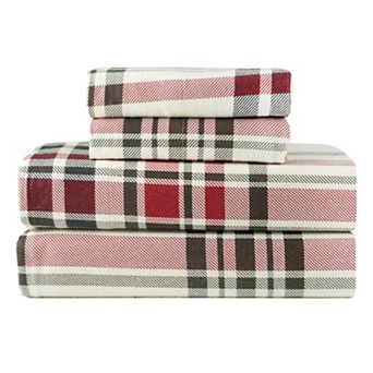 Pointehaven 180 GSM Brushed Cotton Fashion Printed Flannel Sheet Set or Pillowcases
