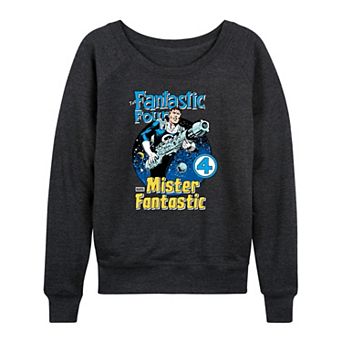 Women's Marvel The Fantastic Four: First Steps Mr. Fantastic French Terry Long Sleeve Tee