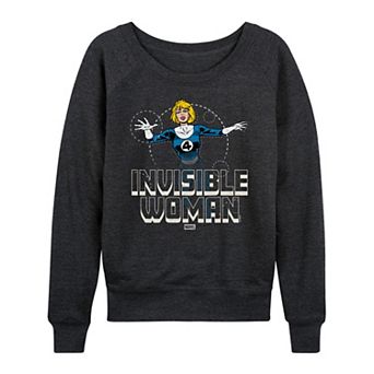 Women's Marvel The Fantastic Four: First Steps Invisible Woman French Terry Long Sleeve Tee