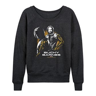 Women's Marvel Thunderbolts Bucky Barnes French Terry Long Sleeve Tee