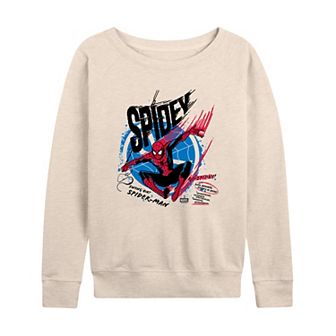 Women's Marvel Spider-Man French Terry Long Sleeve Tee