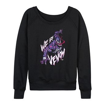 Women's Marvel Venom We Are Marvel Venom French Terry Long Sleeve Tee