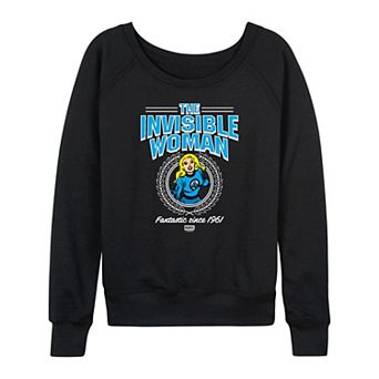 Women's Marvel The Fantastic Four: First Steps Invisible Woman French Terry Long Sleeve Tee