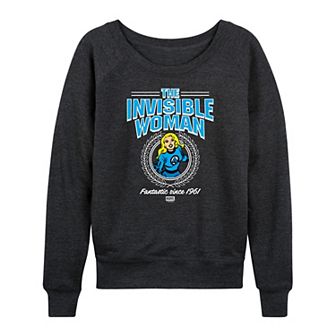 Women's Marvel The Fantastic Four: First Steps Invisible Woman French Terry Long Sleeve Tee