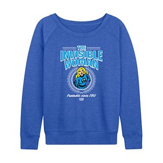 Women's Marvel The Fantastic Four: First Steps Invisible Woman French Terry Long Sleeve Tee