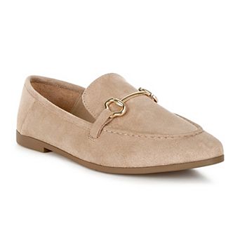 London Rag Kingsley Women's Horsebit Detail Loafers