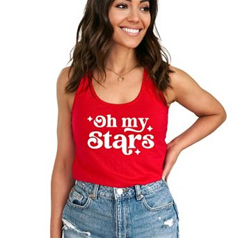 Simply Sage Market Oh My Stars Bold Racerback Tank