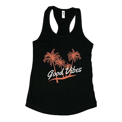 Simply Sage Market Good Vibes Palm Trees Racerback Tank