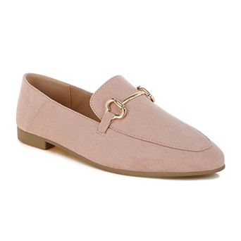 London Rag Noltas Women's Bit Detail Flat Loafers